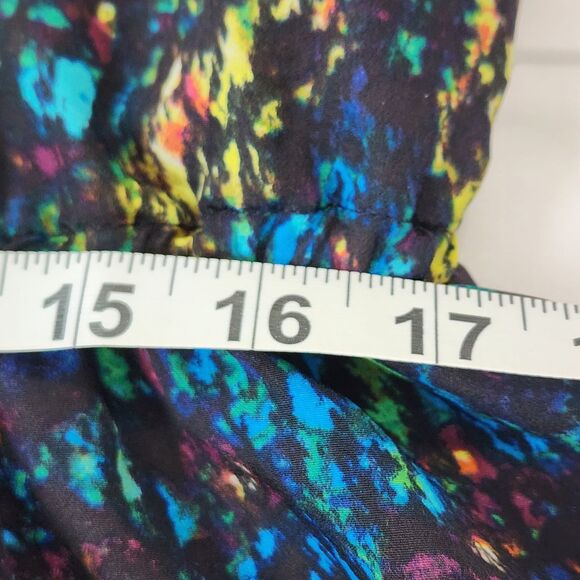 Derek Lam for Design Nation Nightshade Rio De Janeiro Peplum Splatter Top sz L - Picture 8 of 13